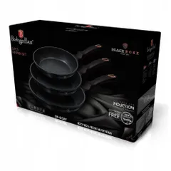Bộ 3 chảo Berlinger Haus BH/6158F 3pcs Frypan Set 20 - 24 - 28cm