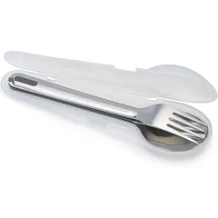 Bộ dao thìa dĩa Joseph Joseph 81135 Duo Steel Travel Cutlery màu Grey