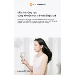 Quạt tích điện cầm tay Lumias X5 lite