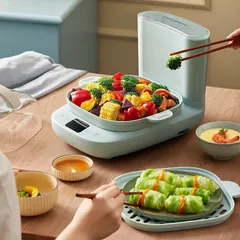 Nồi Hấp Điện Hai Tầng Bear DZG-C60K1