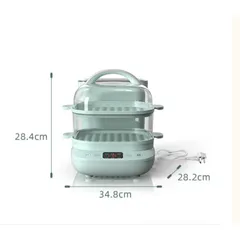 Nồi Hấp Điện Hai Tầng Bear DZG-C60K1
