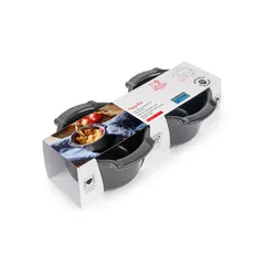 Cặp Khuôn Nướng Ramekin Peugeot Appollia 61876 Ø 11cm Màu Đen Đá Phiến