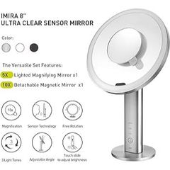 Gương cảm biến thông minh EKO EK5288WH-5X-E iMira Ultra clear (Màu trắng ngọc trai)