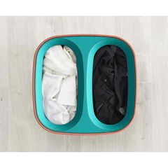 Giỏ đựng quần áo 2 ngăn có quai xách Joseph Joseph 50026 Tota 60L màu cam chấm bi 734550