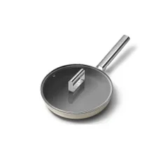 Chảo rán SMEG FPF2402CRM 24cm màu kem