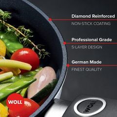 Nồi áp suất Woll Diamond Active Lite Pots with silicone insert 20 cm