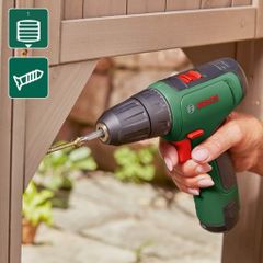 Máy khoan không dây Bosch EasyDrill 1200 (pin 2.0 Ah, Hệ thống 12 Volt, bộ mũi khoan và vặn vít)