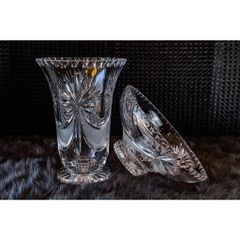 Set Pha lê mài Bohemia 25,5cm (loại 1)