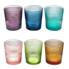 Bộ 6 cốc màu IVV Speedy 280ml - Made in Italy