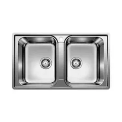 Chậu rửa bát inox 2 hố Blanco Lemis 8-IF 237372