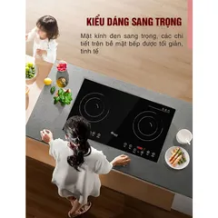 BẾP ĐIỆN TỪ ĐÔI SOWUN SW 1226