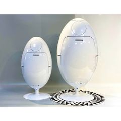 THÙNG ĐỰNG ĐỒ KIÊM DECOR 3 NGĂN XOAY 360 ĐỘ HÌNH QUẢ TRỨNG