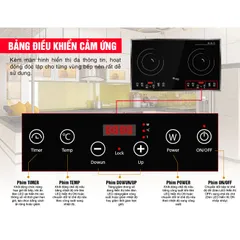 BẾP ĐIỆN TỪ ĐÔI SOWUN SW 1226