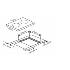 Bếp từ đôi Arber AB675