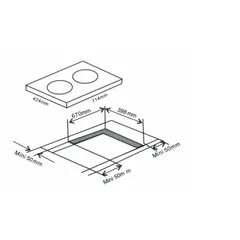 BẾP TỪ ĐÔI ARBER AB373S