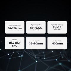 Khóa vân tay FSID 30KBL FASTER mở bằng sinh trắc học, app điều khiển, thẻ từ, mật mã