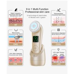 Máy nâng cơ trẻ hoá da 9in1 công nghệ nanoSkin Photon RF kết nối APP NanoTime F81E