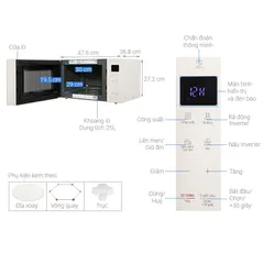 Lò vi sóng LG MS2535GIK 25 lít