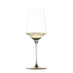 Ly Rượu Vang Trắng Pha Lê Zwiesel Ink 123421 22.9cm 407ml Chân Đế Màu Xanh Lá Ochre 735112