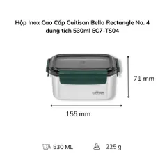 Hộp Inox Cao Cấp Cuitisan Bella nhiều dung tích