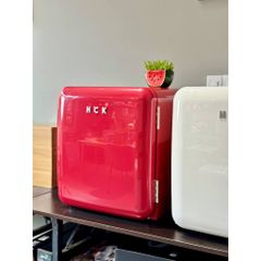 Tủ lạnh mini retro HCK BC-46R 48L màu đỏ cánh kín