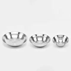 Bộ 3 đĩa inox Cuitisan EC11-043S3 735210
