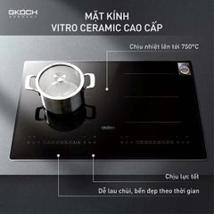 BẾP TỪ CAO CẤP 2 VÙNG NẤU GKÖCH 7372DS2 - 5400W 735224