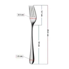 Bộ 6 dĩa ăn WMF Merit Cromargan Protect 20.4cm 1140026345S 735222