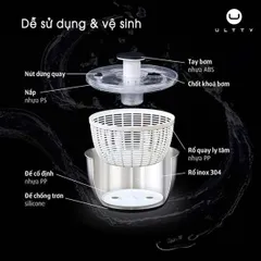 Rổ Quay Rau Cao Cấp ULTTY 735238