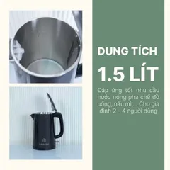 Ấm đun siêu tốc cao cấp Habibullet KHB2486 1,5L 735247
