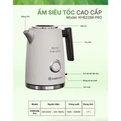 Ấm siêu tốc cao cấp Habibullet KHB2286 PRO 735261