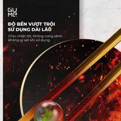 BỘ 10 ĐÔI ĐŨA INOX 316 HOA VĂN CHỐNG TRƠN GUME 735326