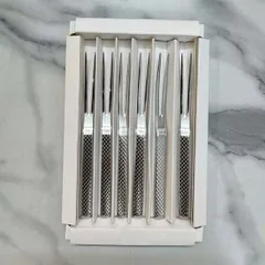 SET 6 DĨA HOA QUẢ INOX 18/10 GUME 735336