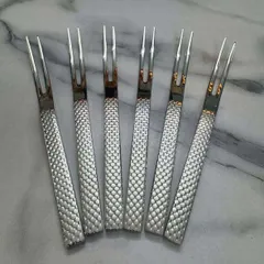 SET 6 DĨA HOA QUẢ INOX 18/10 GUME 735336