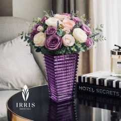 Lọ hoa tháp kim cương Irris 28cm 735363