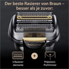 Máy cạo râu điện Braun Series 9 Pro+ 9510s Noir ( Màu Đen) 735435