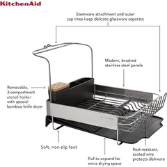 Kệ úp bát KitchenAid KEG896BXCGA màu đen