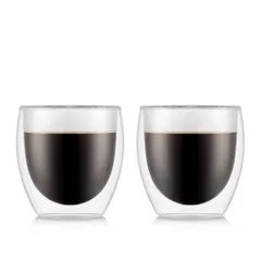 Sét 8 cốc 2 lớp cách nhiệt Bodum Pavina 250ml