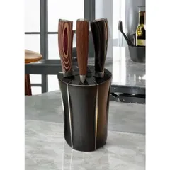 Bộ 6 dao LA CÔTE + đốc gỗ cao cấp