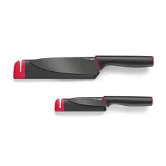 Set 2 dao Joseph Joseph Slice & Sharpen 10146 Black/Red