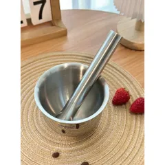 Set chày cối chất liệu inox Chockmen