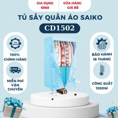 Máy sấy quần áo SAIKO CD-1502
