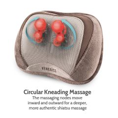 Gối massage công nghệ Shiatsu 3D HoMedics SP-100HA