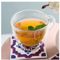 Cốc 2 lớp uống trà nóng lạnh Villeroy & Boch Artesano, 420 ml, sét 2 cốc