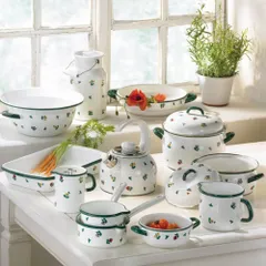 Tô có quai Riess Country Gmundner 0443-049 14cm 0,85L Streublumen