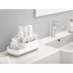 Khay Đựng Bàn Chải Mỹ Phẩm Nhà Tắm Joseph Joseph 70513 EasyStore Trắng Xám