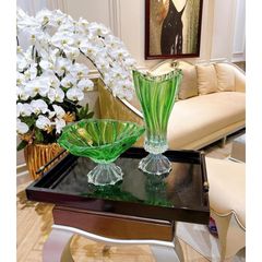 Tô phale chân đế Bohemia Plantica, miệng 32cm