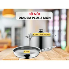BỘ NỒI CHẢO WMF DIADEM PLUS 2 MÓN