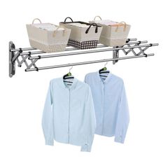 Giàn phơi gắn tường thu gọn inox Wellex Hàn Quốc JR4200
