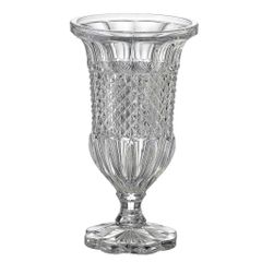 Bình hoa pha lê Bohemia Alexandria đế tròn cánh hoa 30cm